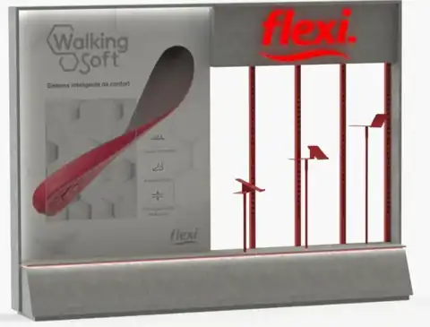 Visualizaciones de la propuesta · Flexi · Concepto de tienda