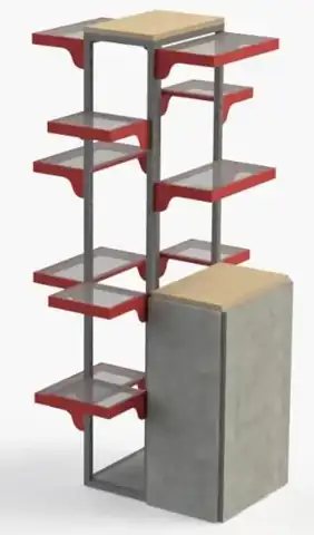 Visualizaciones de la propuesta · Flexi · Concepto de tienda