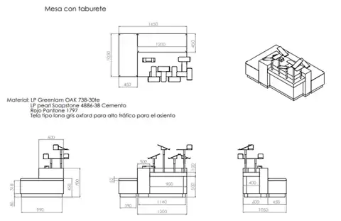 Planos y especificaciones · Flexi · Concepto de tienda