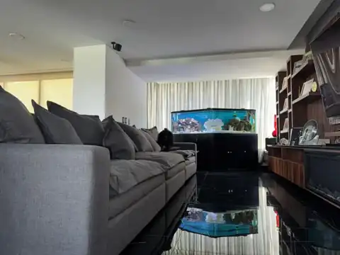 Sala de TV, estancia, pasillo y comedor · Lantana Santa Fe