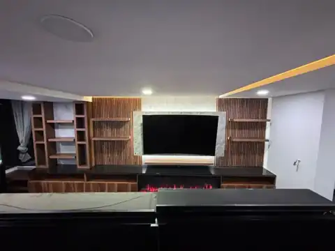 Sala de TV, estancia, pasillo y comedor · Lantana Santa Fe