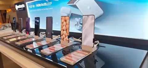 Exhibición en puntos de venta · Motorola