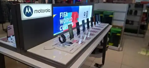Exhibición en puntos de venta · Motorola